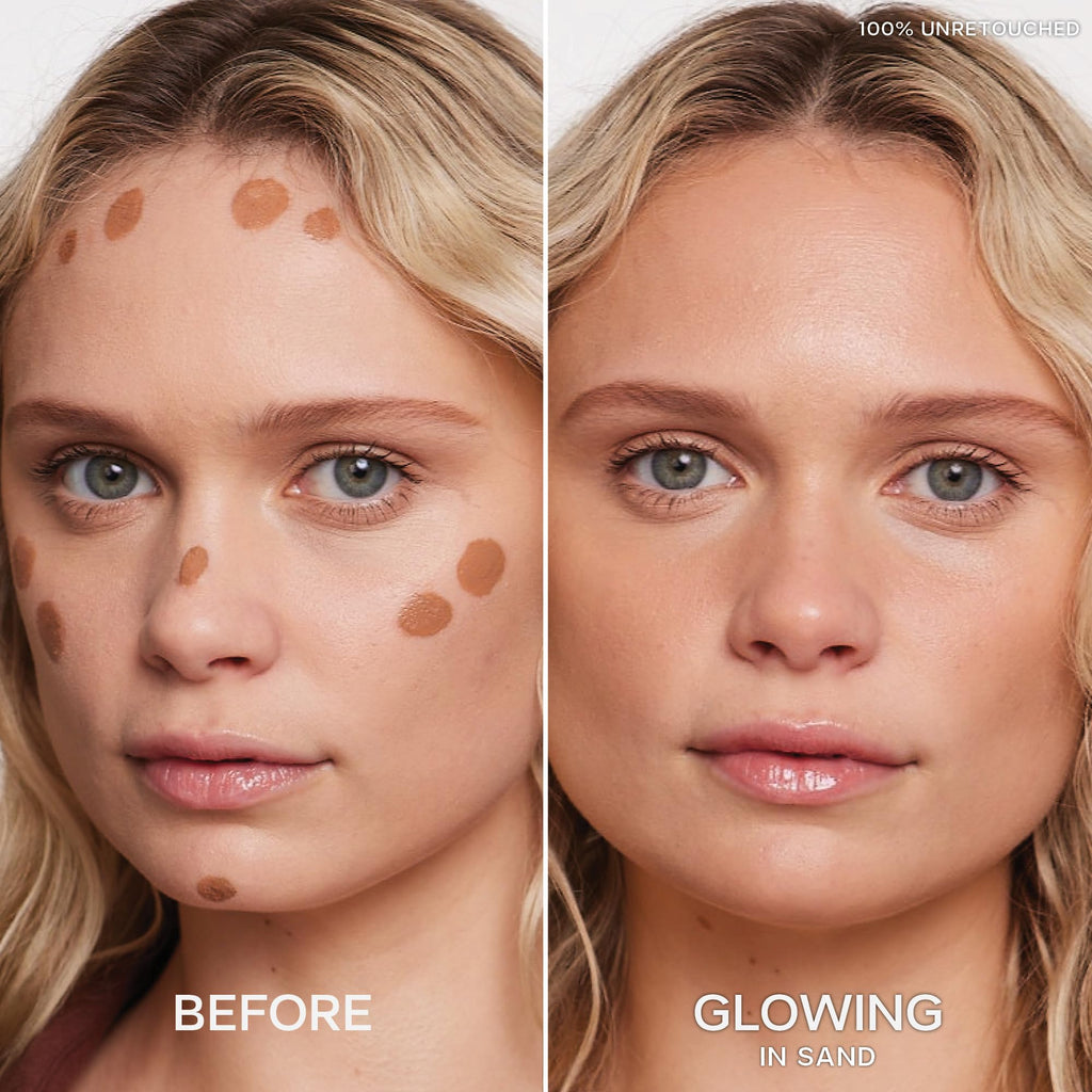 Dew Bronze Soft Focus + Liquid Contour enriched with vegetable glycerin for effortless blending and deep nourishment. Christmas gifts in size: