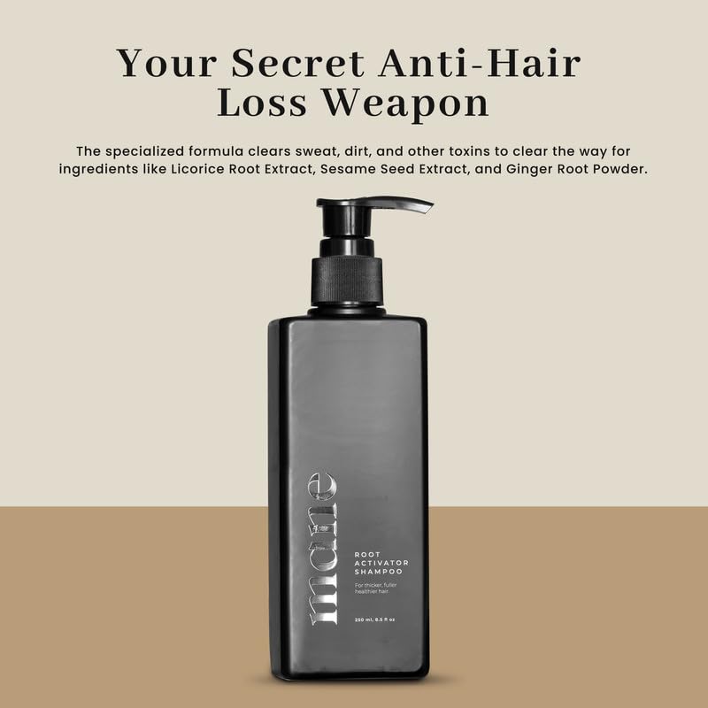 Superior Mane Hair Growth Shampoo for Loss Activator Follicles and Roots for Thicker and Fuller Shampoo, 250ml