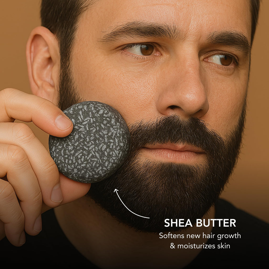 Superior Mane Soap for Hair - Reverse Shampoo - Shampoo Stick for Darkening Hair Shark, for Men, Black, Grey, Gray, 60g