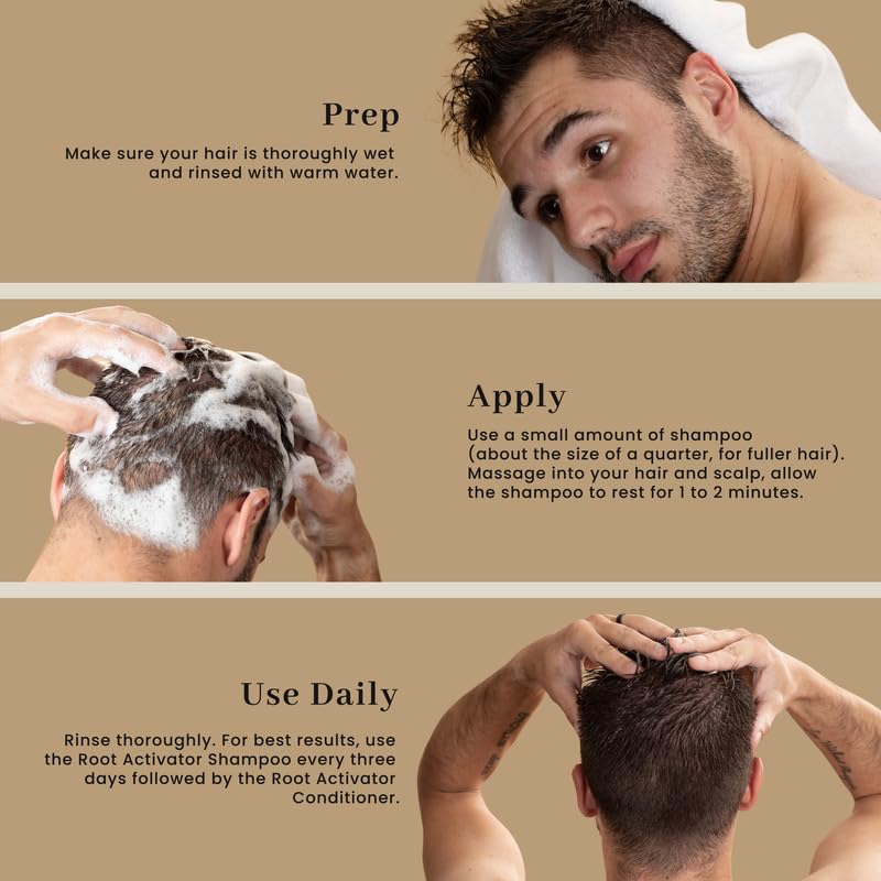 Superior Mane Hair Growth Shampoo for Loss Activator Follicles and Roots for Thicker and Fuller Shampoo, 250ml