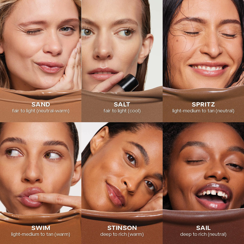 Dew Bronze Soft Focus + Liquid Contour enriched with vegetable glycerin for effortless blending and deep nourishment. Christmas gifts in size: