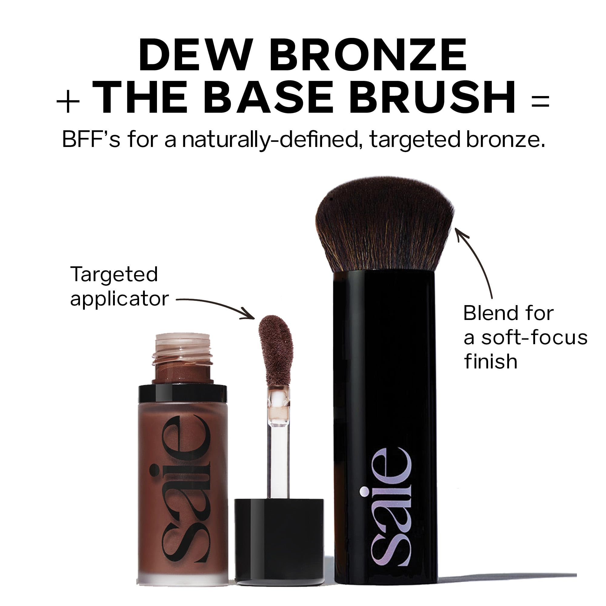 Dew Bronze Soft Focus + Liquid Contour enriched with vegetable glycerin for effortless blending and deep nourishment. Christmas gifts in size: